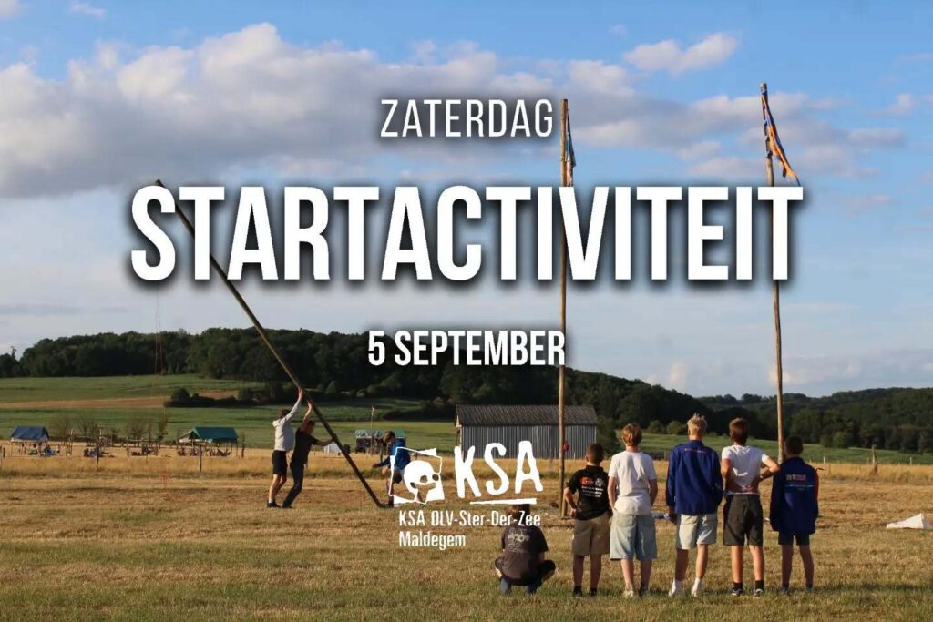 Startactiviteit zaterdag 5 september